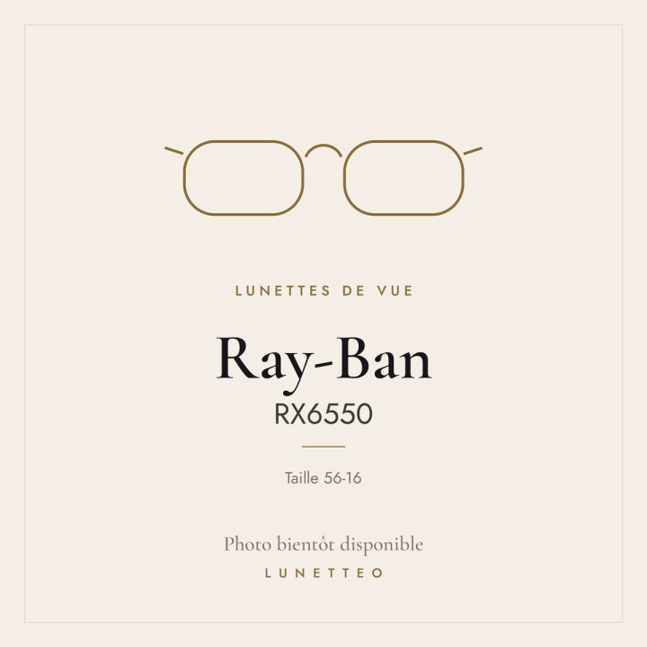 Lunettes de vue Ray-Ban RX6550