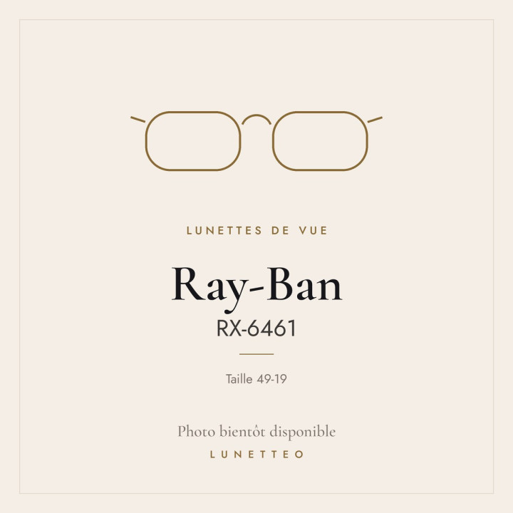 Lunettes de vue Ray-Ban RX-6461