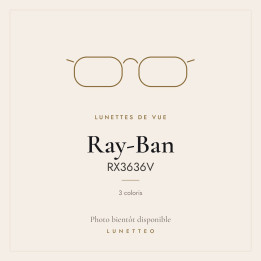 Lunettes de vue Ray-Ban RX3636V