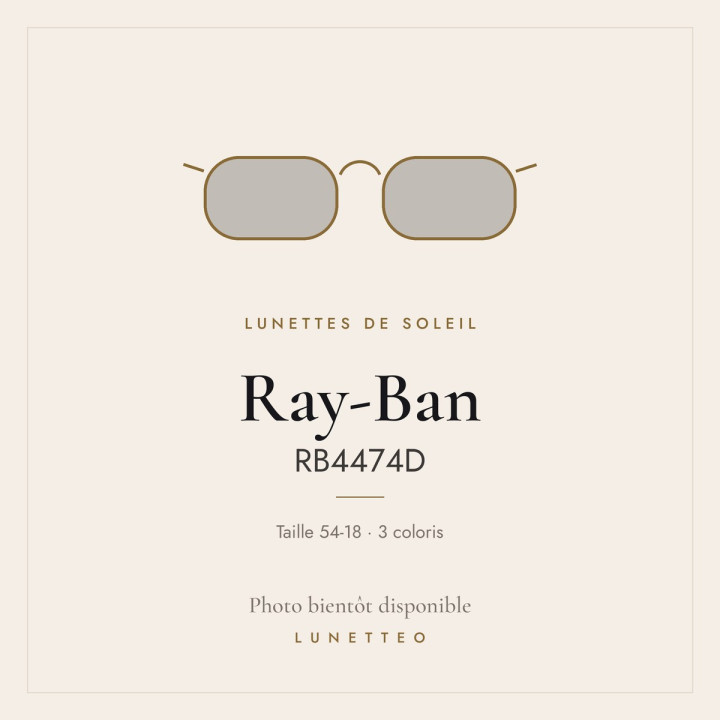 Lunettes de soleil Ray-Ban RB4474D