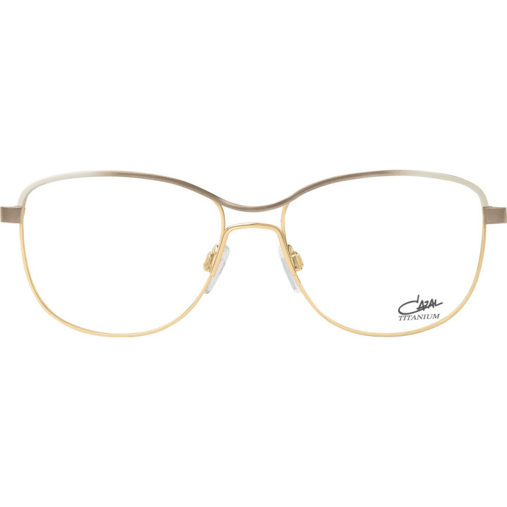 Cazal 1244 003 crème-taupe - vue de face