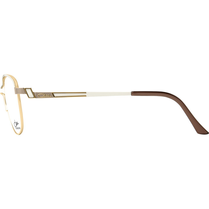 Cazal 1244 003 crème-taupe - vue de profil