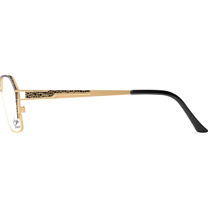 Cazal 1249 001 anthracite-or - vue de profil