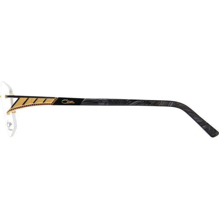 Cazal 1254 004 noir - vue de profil