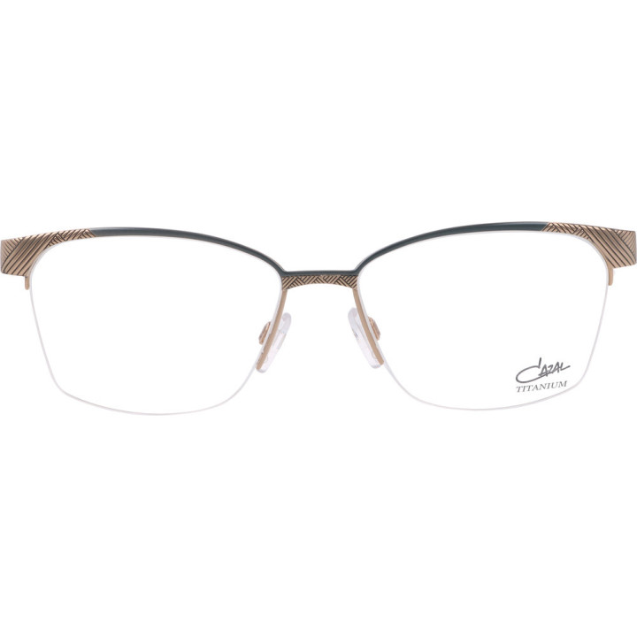 Cazal 1258 001 vert clair-or - vue de face