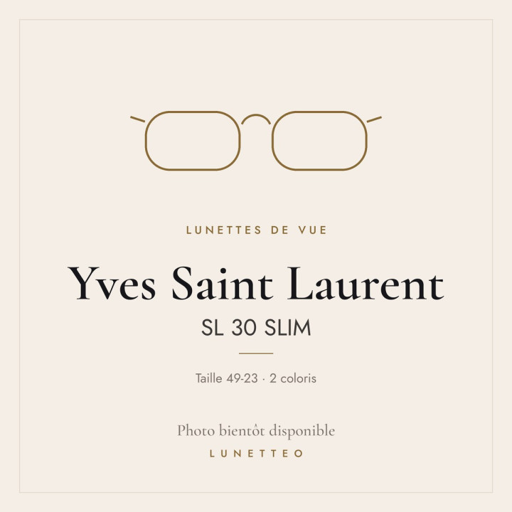 Lunettes de vue Yves Saint Laurent SL 30 SLIM