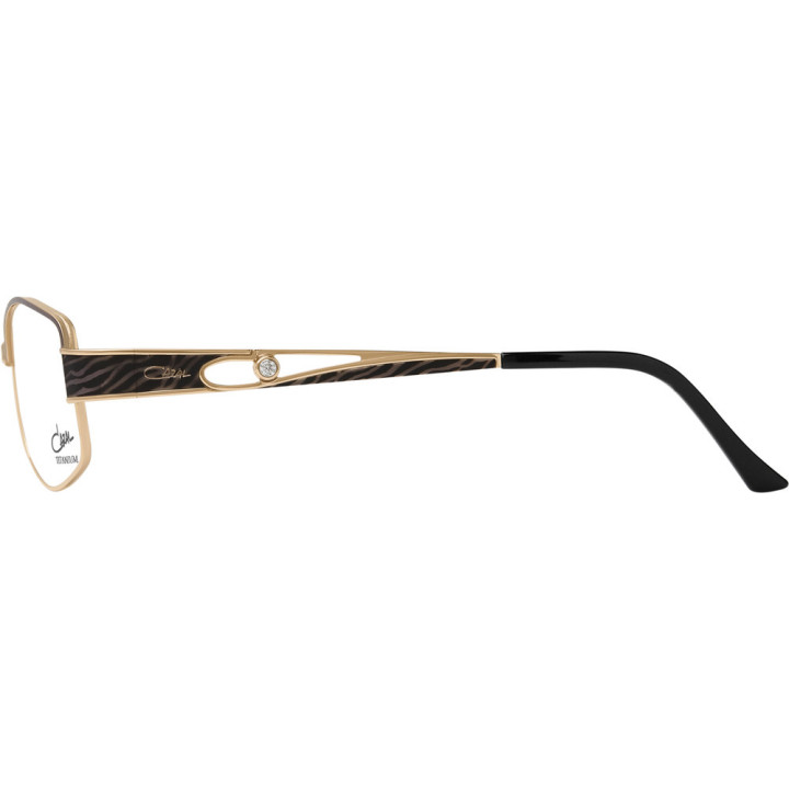 Cazal 1257 002 gris-or - vue de profil