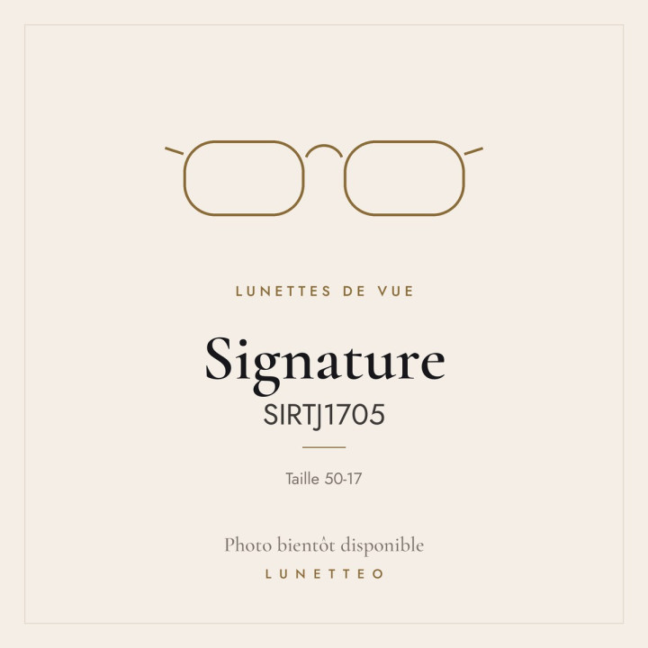 Lunettes de vue Signature SIRTJ1705