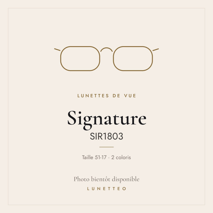 Lunettes de vue Signature SIR1803