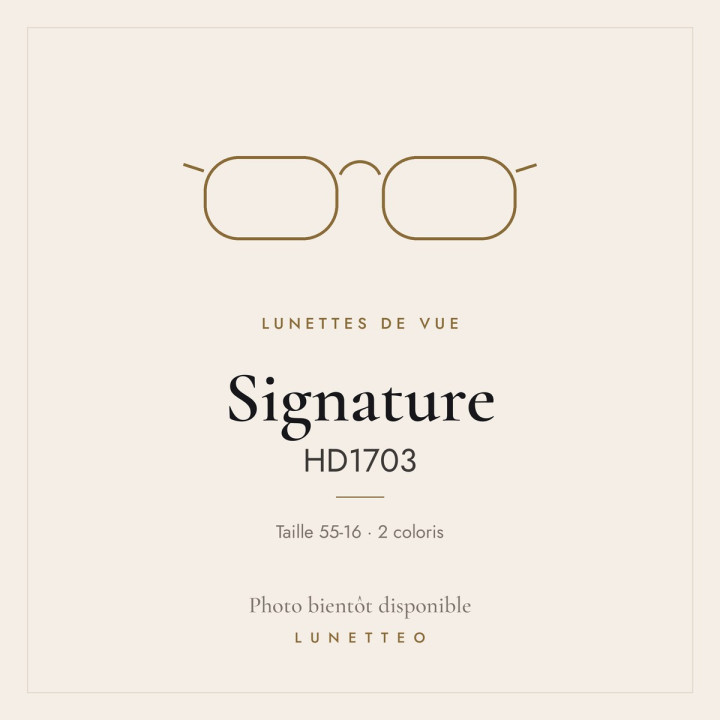 Lunettes de vue Signature HD1703