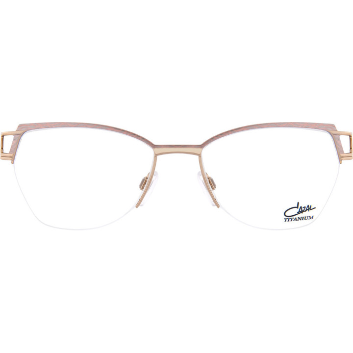 Cazal 1266 001 saumon-argent - vue de face