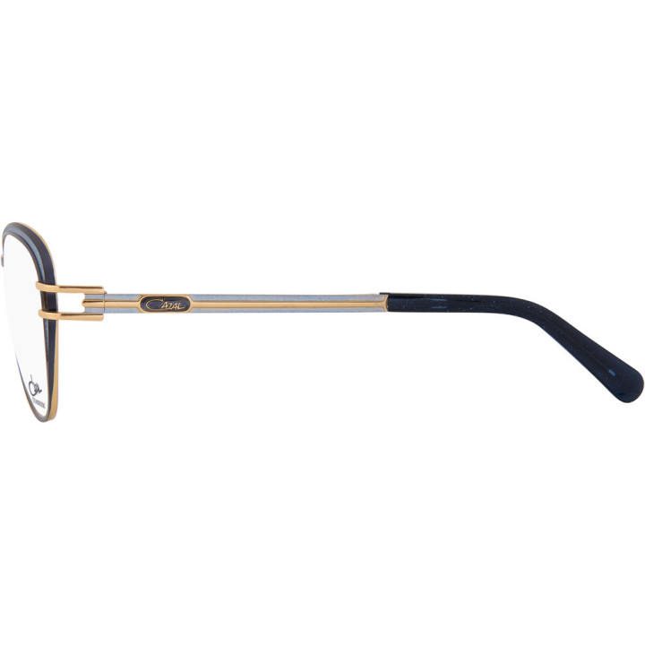 Cazal 1272 001 bleu marine-or - vue de profil