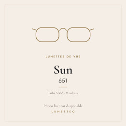 Lunettes de vue Sun 651