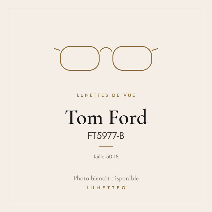 Lunettes de vue Tom Ford FT5977-B