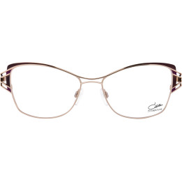 Cazal 1271 002 aubergine-or - vue de face