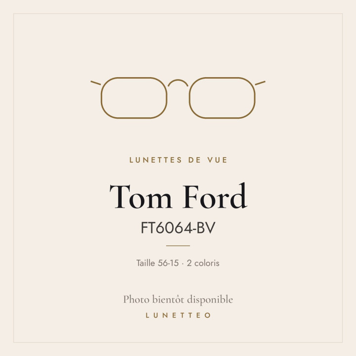Lunettes de vue Tom Ford FT6064-BV