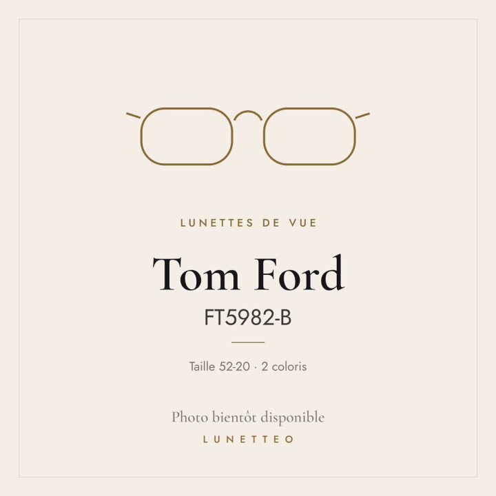 Lunettes de vue Tom Ford FT5982-B