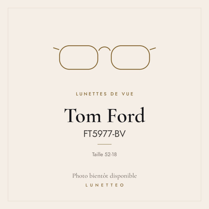Lunettes de vue Tom Ford FT5977-BV