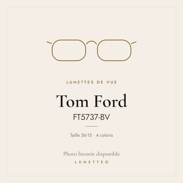 Lunettes de vue Tom Ford FT5737-BV