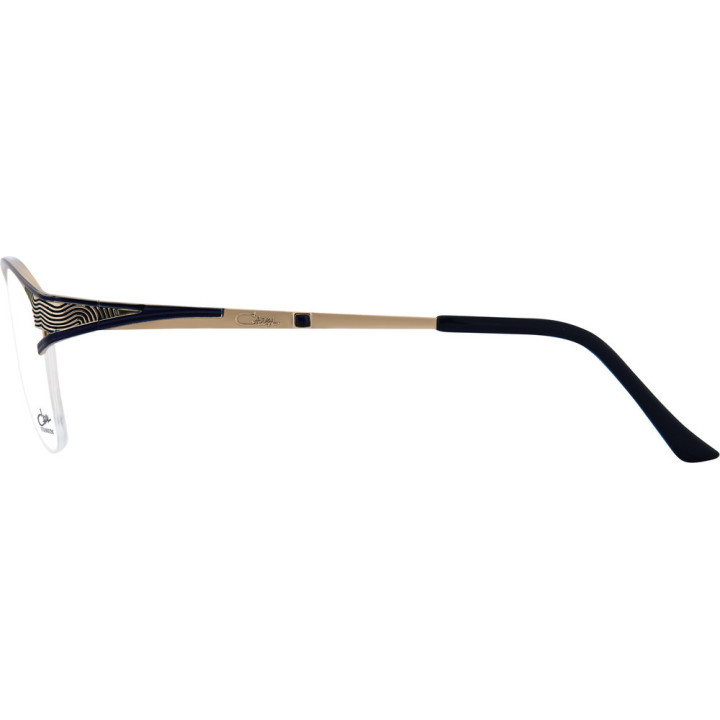 Cazal 1274 001 bleu marine-or - vue de profil