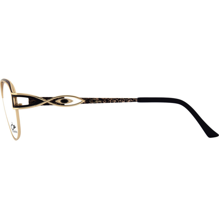 Cazal 1279 001 noir-or - vue de profil
