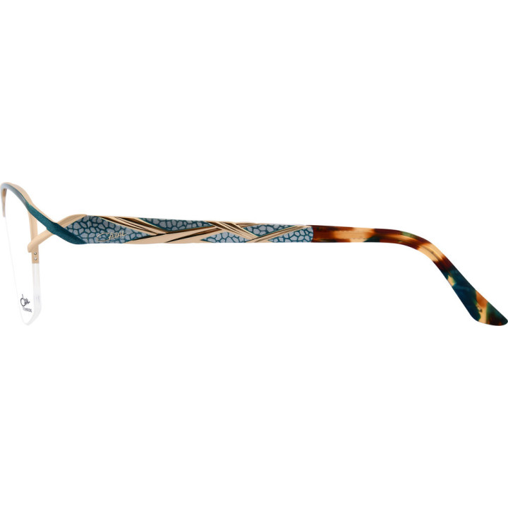 Cazal 1276 002 menthe-or - vue de profil
