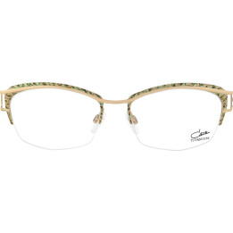 Cazal 1281 001 pistache-or - vue de face