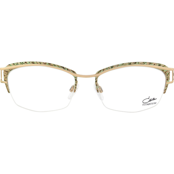Cazal 1281 001 pistache-or - vue de face