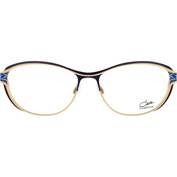 Cazal 1282 001 bleu marine-or - vue de face