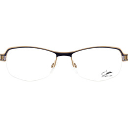 Cazal 1285 001 bleu marine-or - vue de face