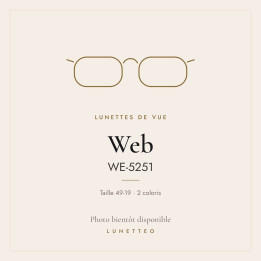 Lunettes de vue Web WE-5251