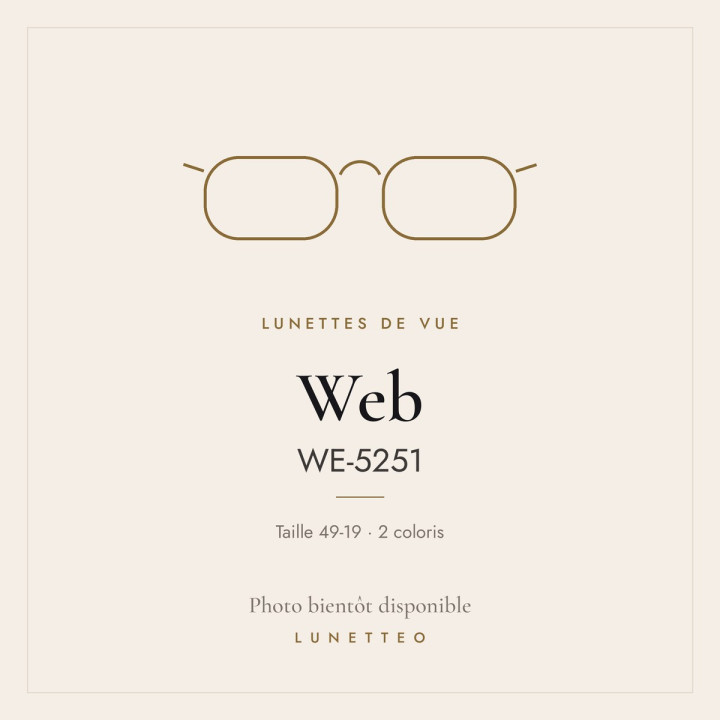 Lunettes de vue Web WE-5251