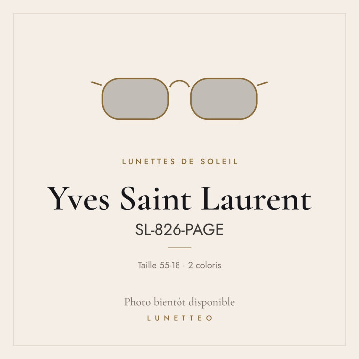 Lunettes de soleil Yves Saint Laurent SL-826-PAGE