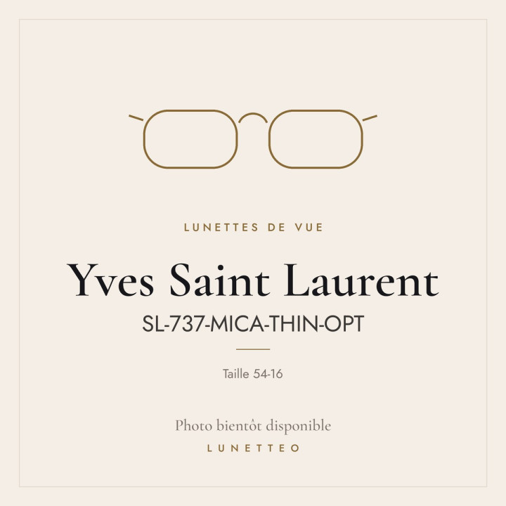 Lunettes de vue Yves Saint Laurent SL-737-MICA-THIN-OPT