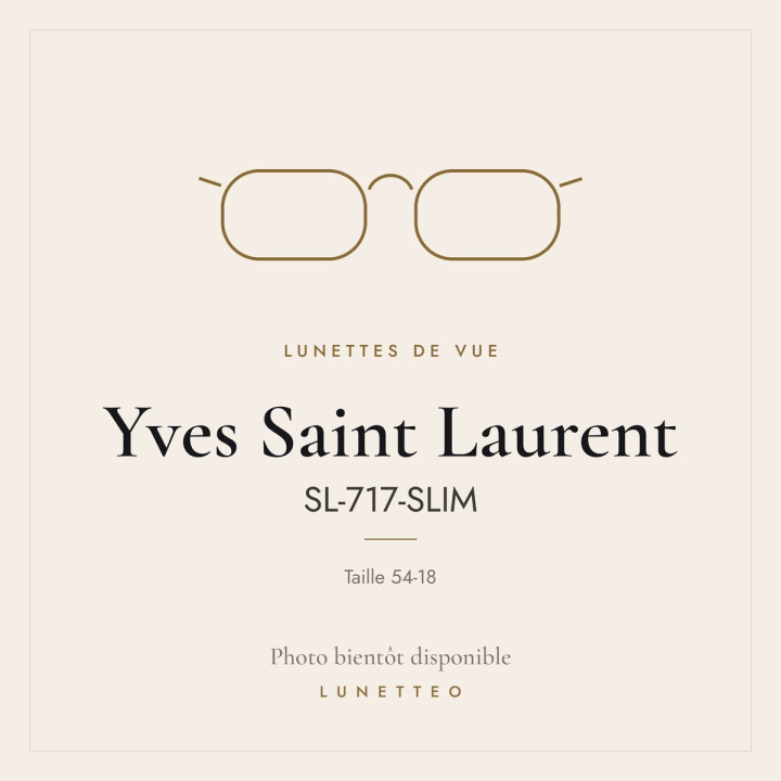 Lunettes de vue Yves Saint Laurent SL-717-SLIM