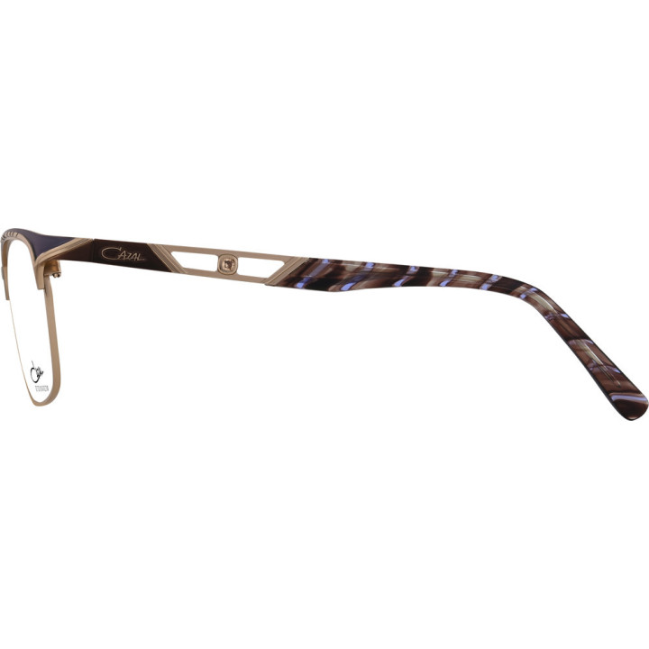 Cazal 1287 001 bleu marine-or - vue de profil