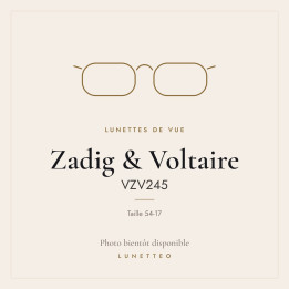 Lunettes de vue Zadig & Voltaire VZV245