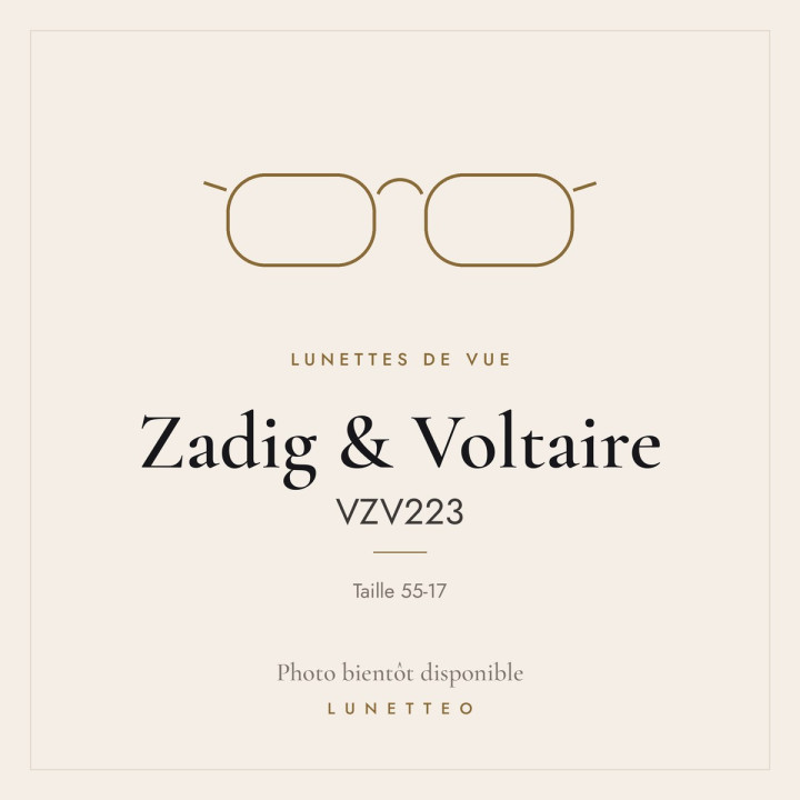 Lunettes de vue Zadig & Voltaire VZV223