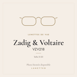 Lunettes de vue Zadig & Voltaire VZV218