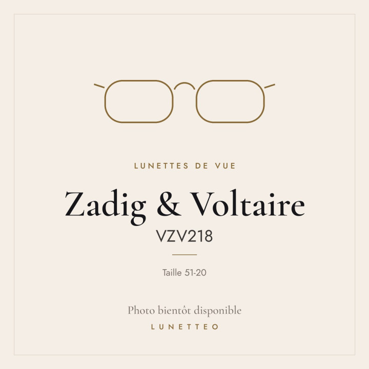 Lunettes de vue Zadig & Voltaire VZV218