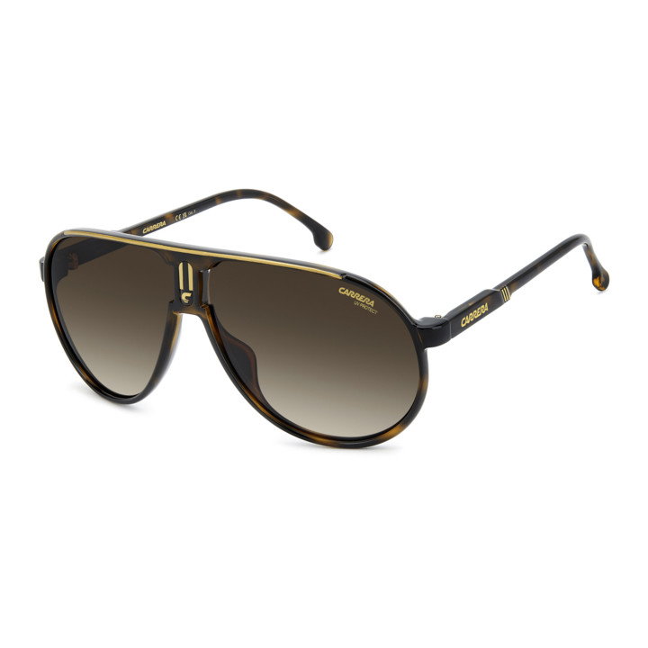 Lunettes de soleil Carrera CHAMPION/S Brown Havana / verres Brown Shaded (WR9-HA)