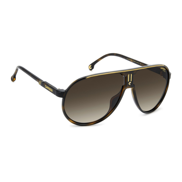 Lunettes de soleil Carrera CHAMPION/S Brown Havana / verres Brown Shaded (WR9-HA)
