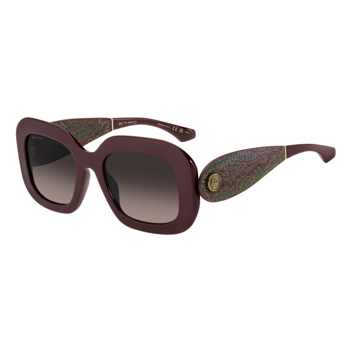 Lunettes de soleil Etro 0141/G/S Burgundy 2 / verres Brown Shaded (LHF-HA)