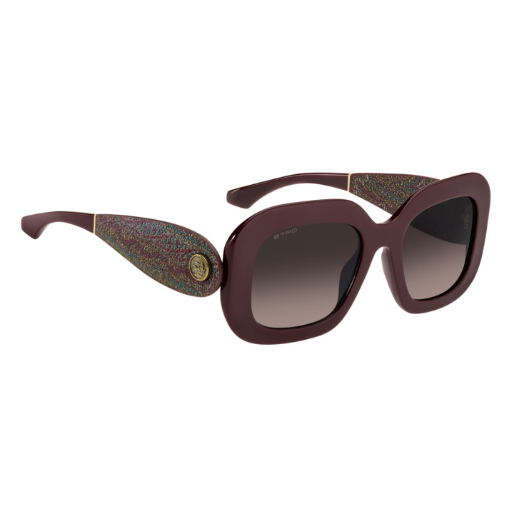 Lunettes de soleil Etro 0141/G/S Burgundy 2 / verres Brown Shaded (LHF-HA)