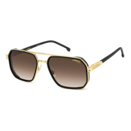 Lunettes de soleil Carrera 1069/S Matte Black Gold / verres Black Brown Green Antireflex (I46-86)