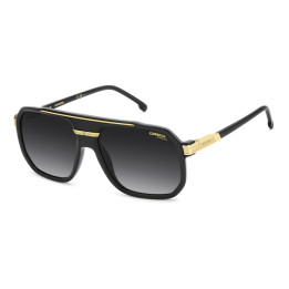 Lunettes de soleil Carrera 1077/S Black Gold / verres Dark Grey Shaded (2M2-9O)