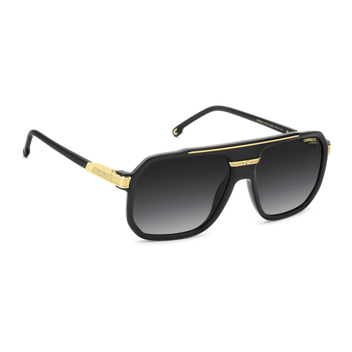 Lunettes de soleil Carrera 1077/S Black Gold / verres Dark Grey Shaded (2M2-9O)