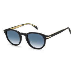 Lunettes de soleil David Beckham DB 1007/S Black / verres Dk Blue Shaded (807-08)