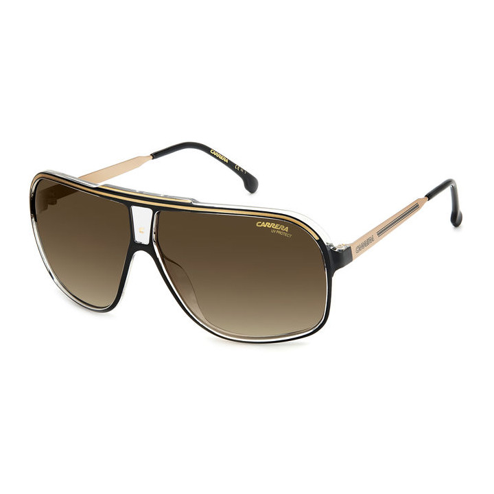 Lunettes de soleil Carrera GRAND PRIX 3 Black Gold / verres Brown Shaded (2M2-HA)