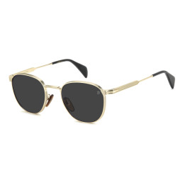 Lunettes de soleil David Beckham DB 1228/S Gold Black 2 / verres Grey Antireflex (RHL-2K)